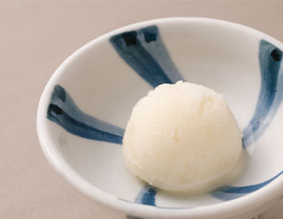 大分カボスのシャーベット